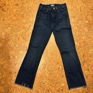 MOTHER denim- the hustler ankle fray